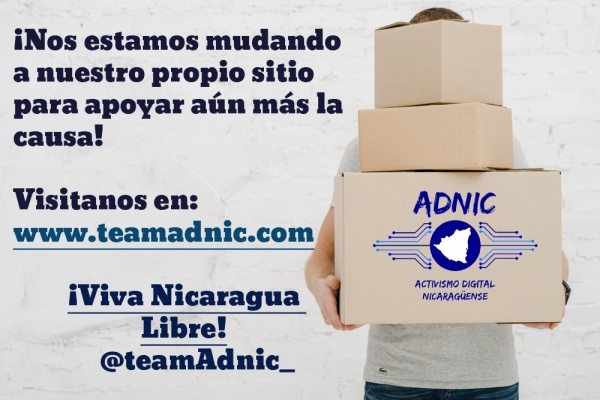 Nuevo sitio de Team Adnic Activismo digital Nicaragua